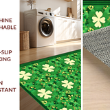 Festive Cheerful Shamrock Illustration(Green)