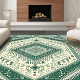 Earthy Tones Retro Diamond Design(Green)