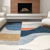 Luxurious Dual Tone Curvilinear Design(Blue)