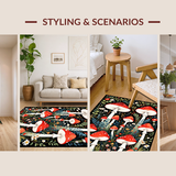 Artistic Mushroom Inspired Composition(Red)