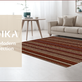 Ultra Soft Area Rug, Non Slip, Stain Resistant, Washable Area Rugs for Living Room, Bedroom, Rustic Fishing Lodge(Brown)