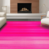 Ultra Soft Area Rug, Non Slip, Stain Resistant, Washable Area Rugs for Living Room, Bedroom, Energetic Modern Layered Design(Pink)