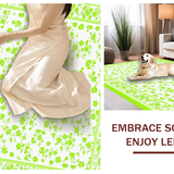 Ultra Soft Area Rug, Non Slip, Stain Resistant, Washable Area Rugs for Living Room, Bedroom, Playful Petal Design(White)