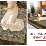Contemporary Artistic Leopard Flourish(Beige)