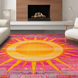 Playful Fringed Rainbow Motif(Pink)