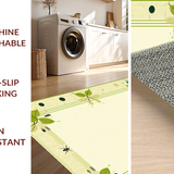 Lush Greenery Inspired Print(Beige)