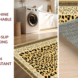Ultra Soft Area Rug, Non Slip, Stain Resistant, Washable Area Rugs for Living Room, Bedroom, Minimalist Earthy Animal Style(Beige)