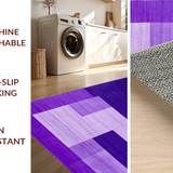 Ultra Soft Area Rug, Non Slip, Stain Resistant, Washable Area Rugs for Living Room, Bedroom, Contemporary Soft Shag Aesthetic(Purple)