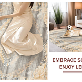 Chic Monochrome Medallion Accent(Beige)