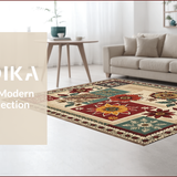 Ultra Soft Area Rug, Non Slip, Stain Resistant, Washable Area Rugs for Living Room, Bedroom, Rustic Trout Entryway Braided Jute Rug(Beige)