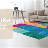 Ultra Soft Area Rug, Non Slip, Stain Resistant, Washable Area Rugs for Living Room, Bedroom, Pool Entrance Doormat Style-5(Yellow)