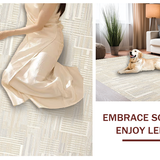 Modern Abstract Geometric Harmony(Beige)