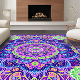 Ultra Soft Area Rug, Non Slip, Stain Resistant, Washable Area Rugs for Living Room, Bedroom, Dreamy Color Palette Design(Purple)