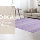 Ultra Soft Area Rug, Non Slip, Stain Resistant, Washable Area Rugs for Living Room, Bedroom, Chic Lilac Shag Style(Purple)