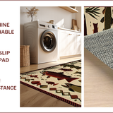Vibrant Inspired Trout Motif(Beige)