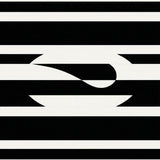 Trendy Geometric Monochrome Arrangement(Black)