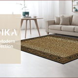 Ultra Soft Area Rug, Non Slip, Stain Resistant, Washable Area Rugs for Living Room, Bedroom, Luxurious Soft Textured Animal Aesthetic(Beige)