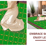 Elegant Mardi Gras Patterned Decor(Green)