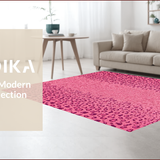 Ultra Soft Area Rug, Non Slip, Stain Resistant, Washable Area Rugs for Living Room, Bedroom, Leopard Print Vintage(Pink)