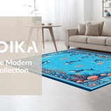 Bright Transitional Seaside Influence(Blue)