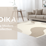 Artistic Cream Tiled Wave Aesthetic(Beige)