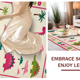 Dynamic Child Friendly Dino Illustrations(Pink)