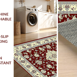 Luxurious Burgundy and Ivory Motif(Red)