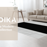 Bold Geometric Black Circular Element(Black)