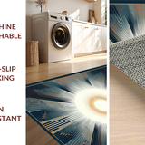Serene Vintage Sunburst Aesthetic(Gray)