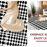 Chic Vintage Checkerboard Style(Black)