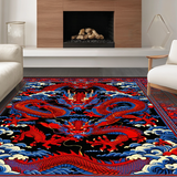 Dynamic Dragon Contrast Artwork(Red)