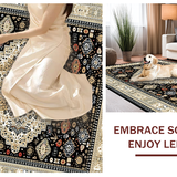 Chic Jute Circle Design Element(Black)