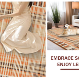 Elegant Rustic Diamond Motif(Beige)