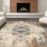 Contemporary Earthy Striped Elements(Beige)