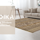 Ultra Soft Area Rug, Non Slip, Stain Resistant, Washable Area Rugs for Living Room, Bedroom, Quirky Country Themed Decor Piece(Beige)