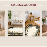 Wildlife Artistic Cheetah Motif(Beige)