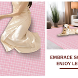 Chic Pastel Checkered Aesthetic(Pink)