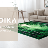 Artistic Abstract Tree Silhouettes(Green)