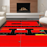 Colorful Finish Line Play Area(Red)