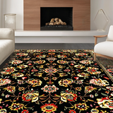 Rustic Earthy Floral Harmony(Black)