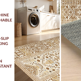 Earthy Toned Geometric Motif(Beige)