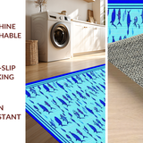 Carefree Underwater Scene Art(Blue)