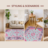 Contemporary Pastel Medallion Design(Pink)