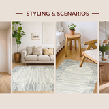 Timeless Neutral Striped Elegance(Gray)