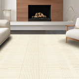 Vibrant Minimalist Shag Composition(Beige)
