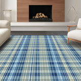 Sophisticated Light Blue Checks(Blue)