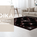 Darkly Inviting Webbed Bath Design(Black)