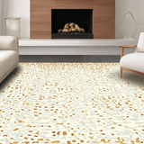 Ultra Soft Area Rug, Non Slip, Stain Resistant, Washable Area Rugs for Living Room, Bedroom, Stylish Abstract Cow Print Aesthetic(Beige)