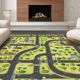 Playful Child Friendly Roadway Theme(Green)