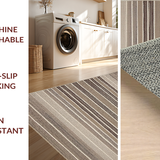 Contemporary Geometric Family Name(Beige)